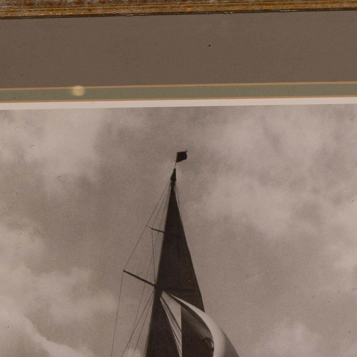 20th Century Framed Beken Of Cowes Print Of The Racing Yacht 'Velsheda' C.1934 photo buy
