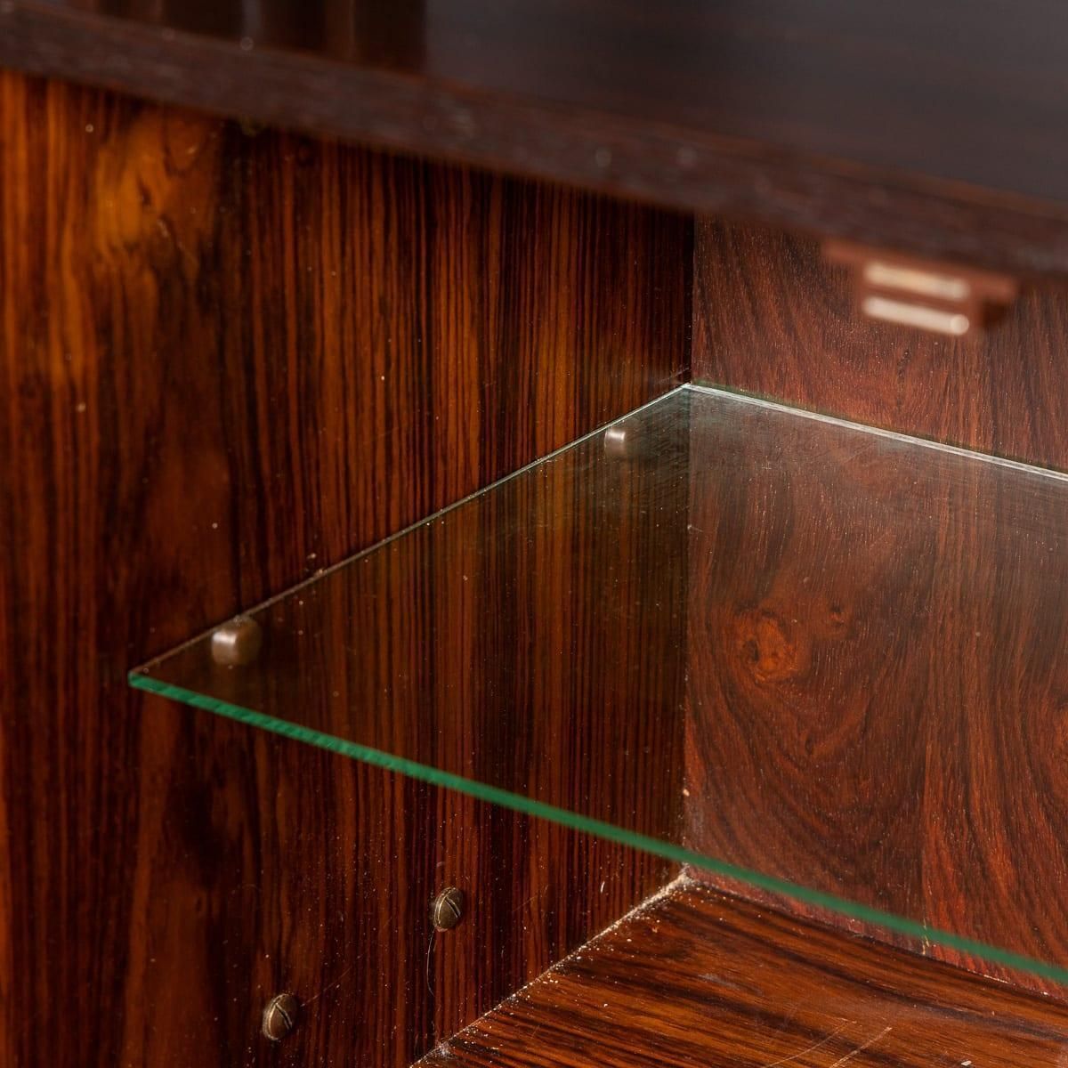 photo for sale 20thc Italian Modular Hardwood Wall Cabinet Attributable To Franco Albini C.1950