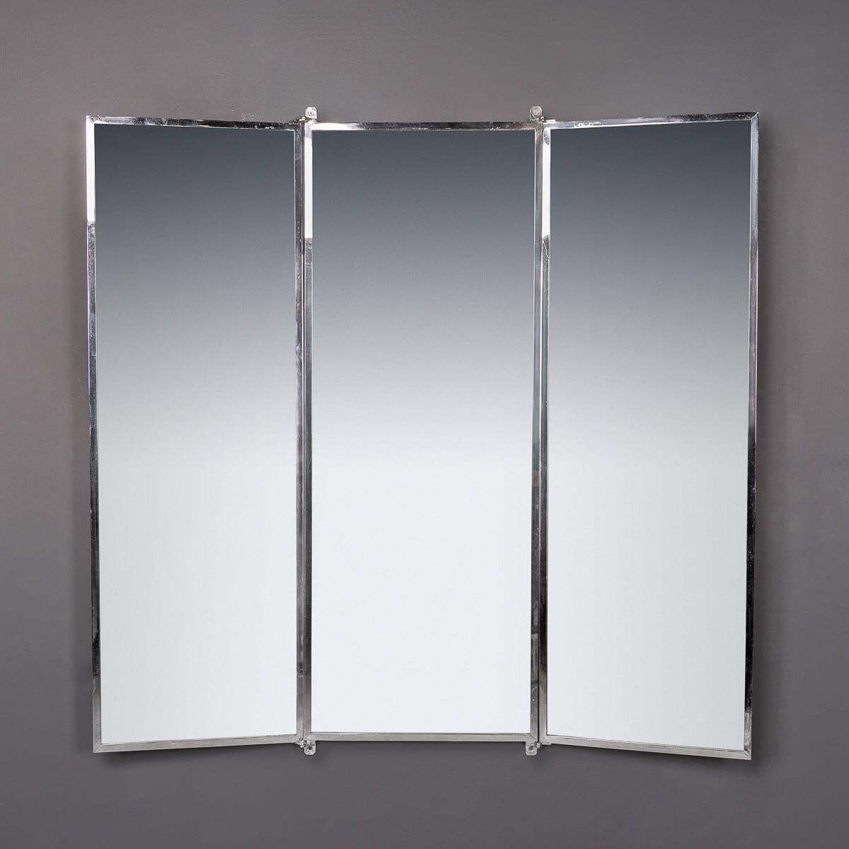 Vintage 20th Century Italian Wall Mounted Mirror, Milan C.1950 photo furniture