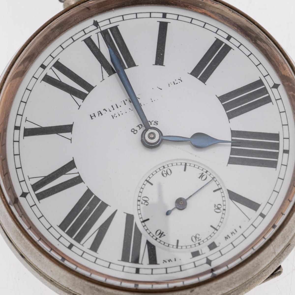 photo vinterior Antique 20thc Scottish Solid Silver Clock & Inkwell By Hamilton & Inches C.1903
