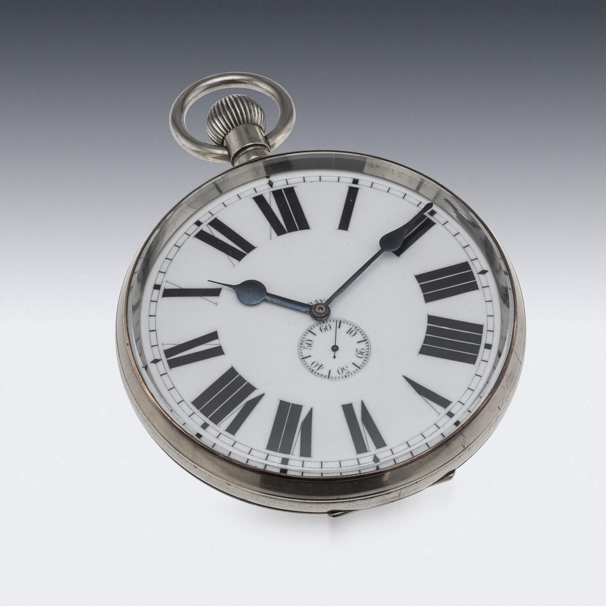 Antique 20th Century English Solid Silver Mounted Desk Clock, Birmingham C.1904 photo 2795.0