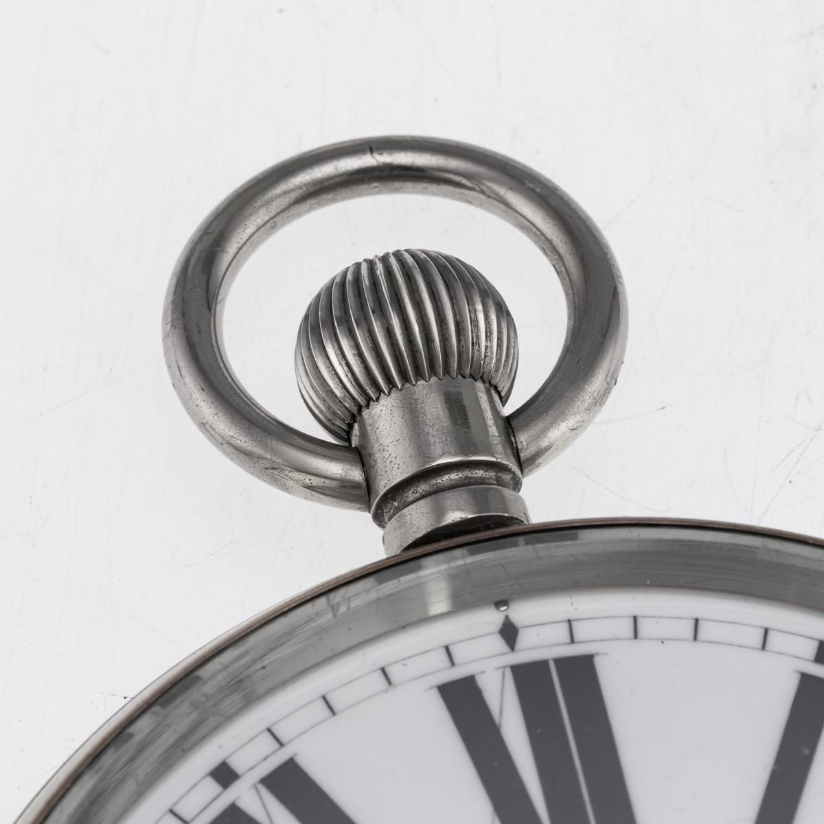 Antique 20th Century English Solid Silver Mounted Desk Clock, Birmingham C.1904 photo buy