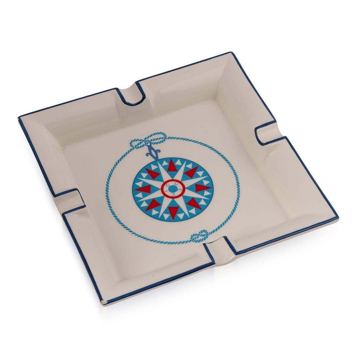 Vintage 20th Century Italian Ceramic Ashtray By Gucci C.1980 photo for sale