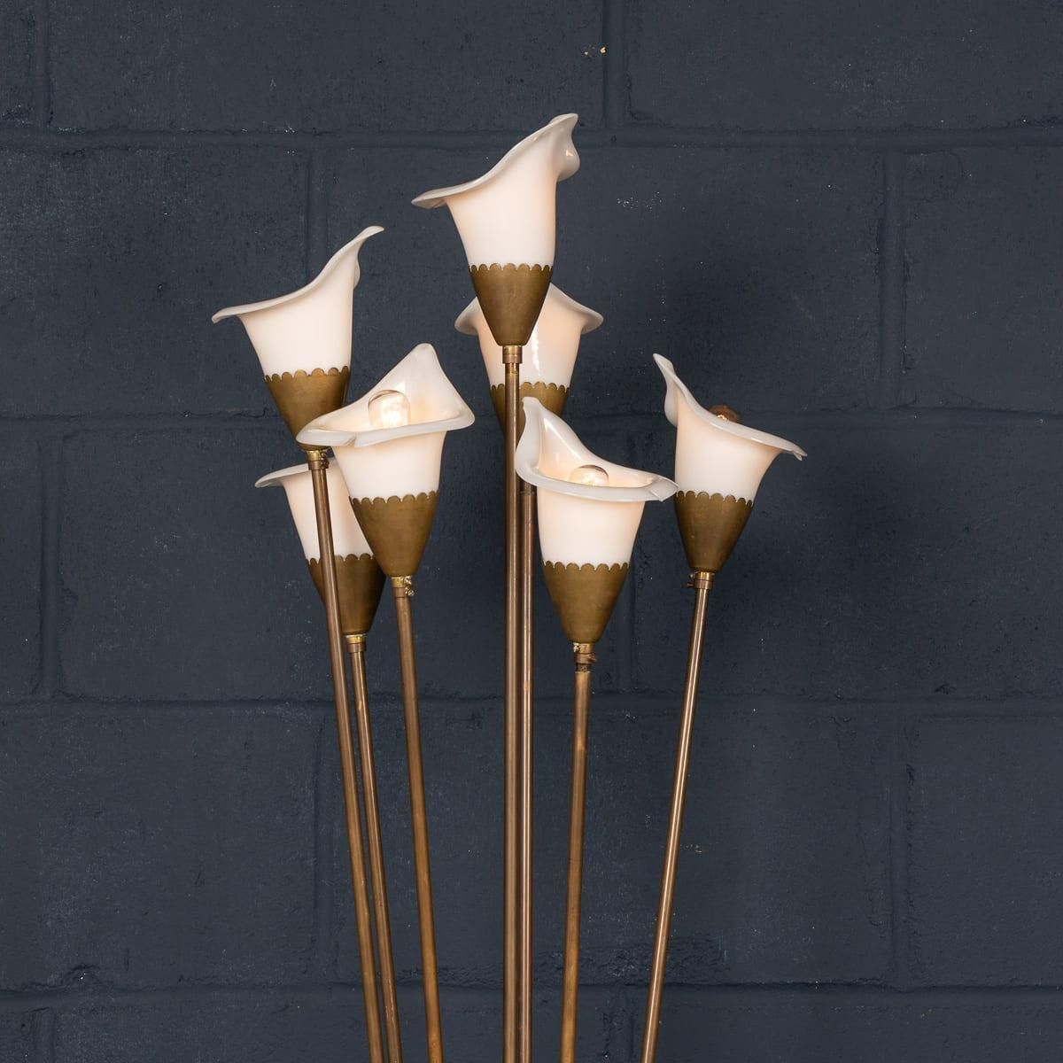 1931.0 Vintage 20thc Italian 'Calla' Floor Lamp By Angelo Lelli For Arredoluce C.1960 photo