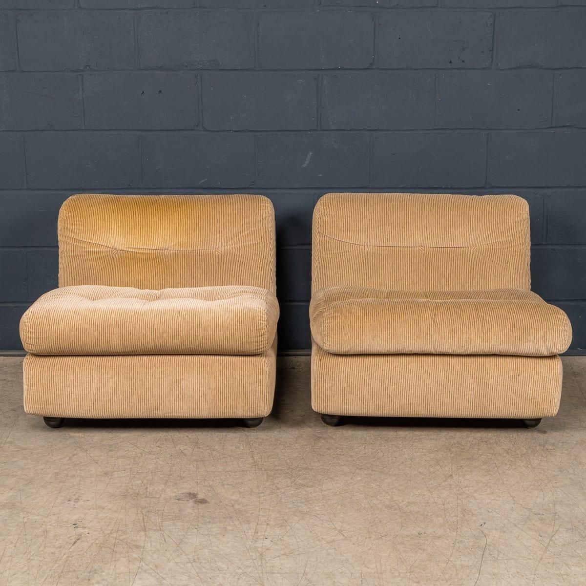 An Italian "Amanta" 4 Piece Modular Sofa By Mario Bellini For B&B Italia C.1980 photo vinterior
