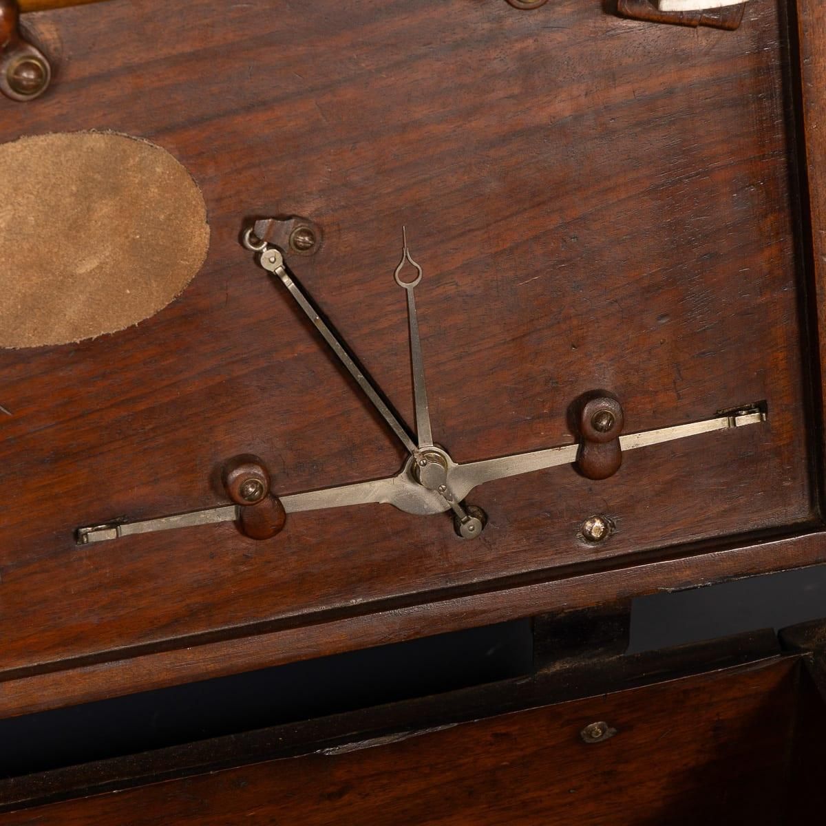 photo furniture 19th Century Antique Balance Scales By Decker, White Metal & Brass