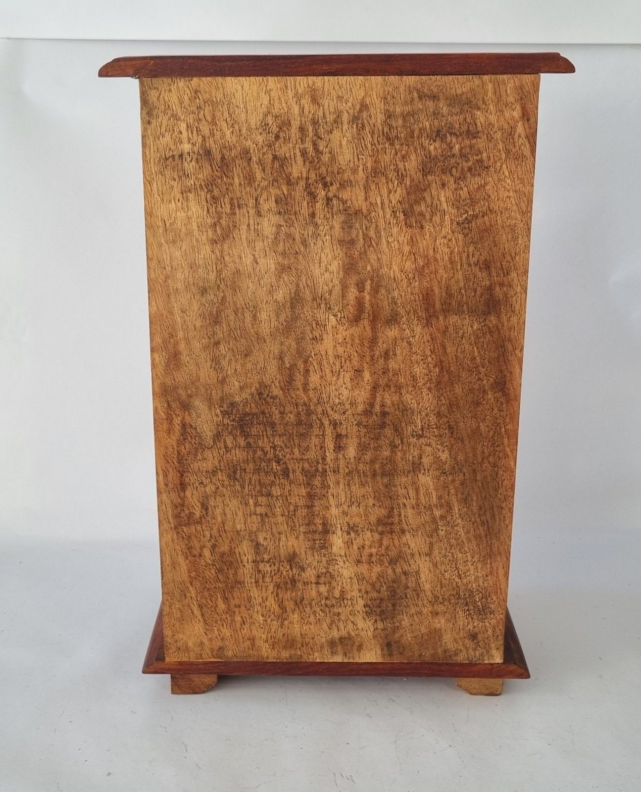 photo for sale Miniature Hardwood Cabinet Wardrobe Chest & Drawers Spices Jewellery Collectors