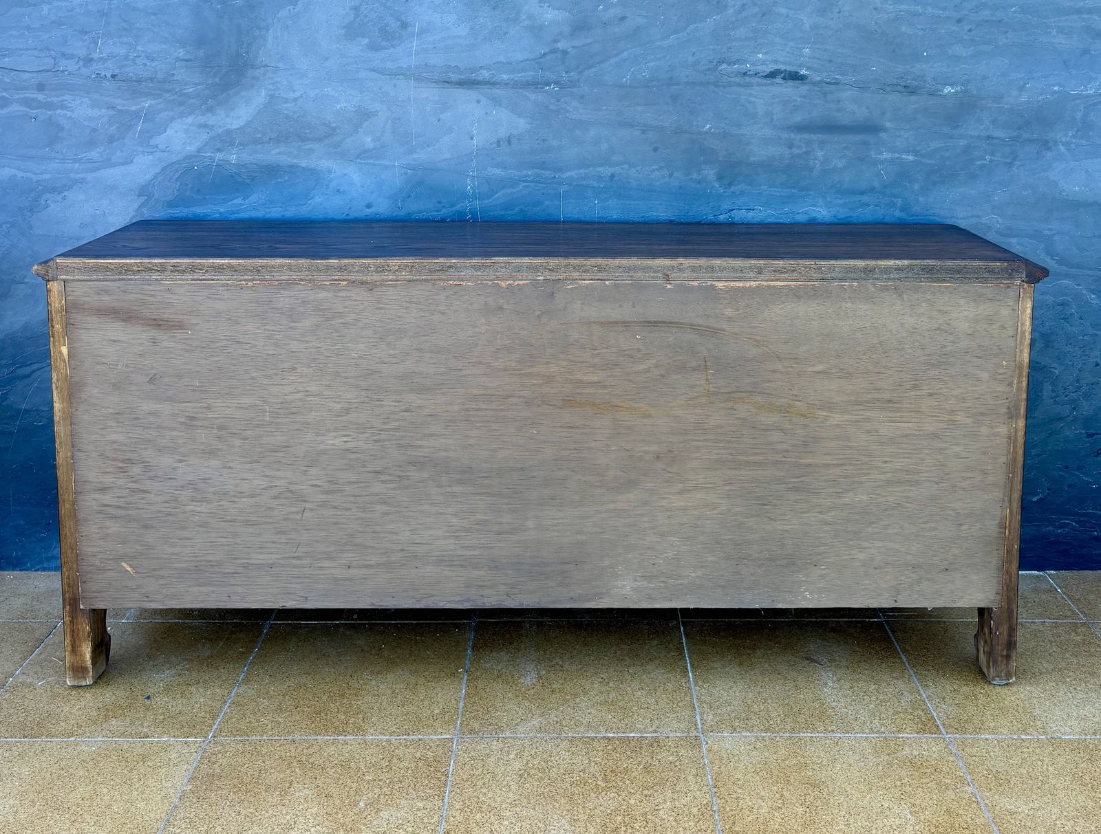 photo vinterior Spanish Renaissance Revival Oak Sideboard With Three Doors, 1930