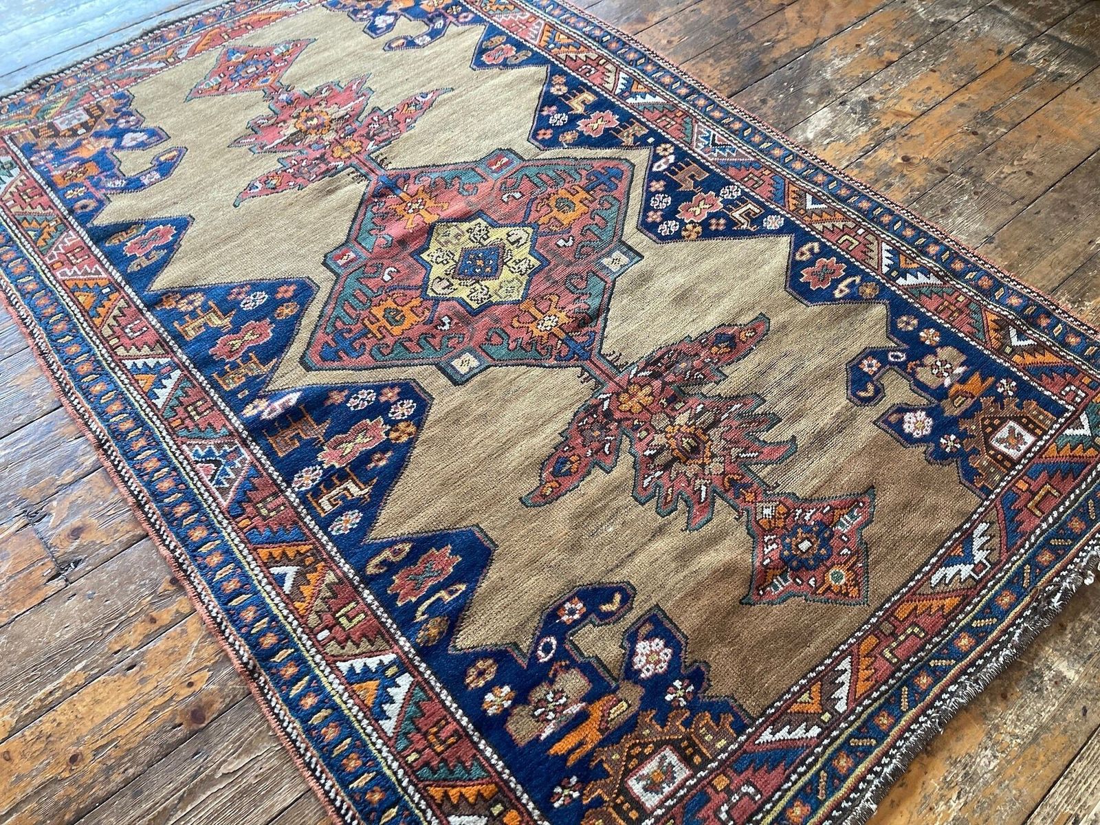 Antique Caucasian Rug 1.81m X 1.24m photo Textiles