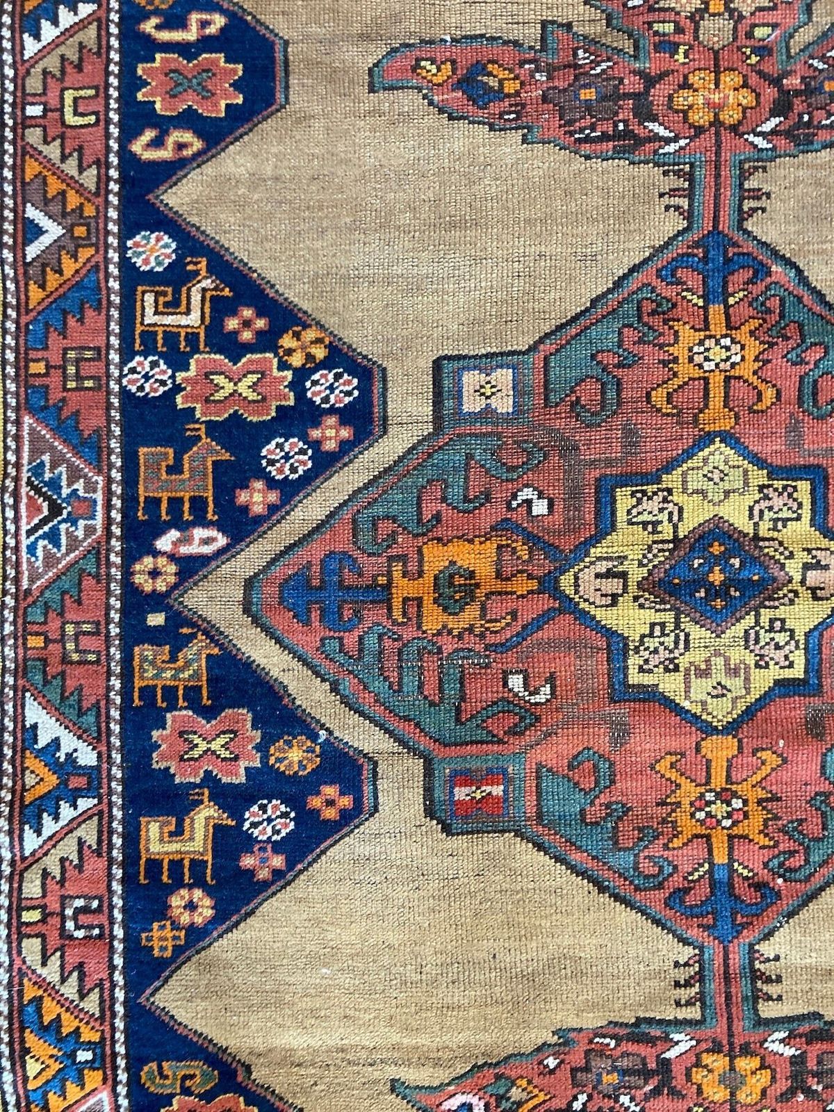 Textiles Antique Caucasian Rug 1.81m X 1.24m photo
