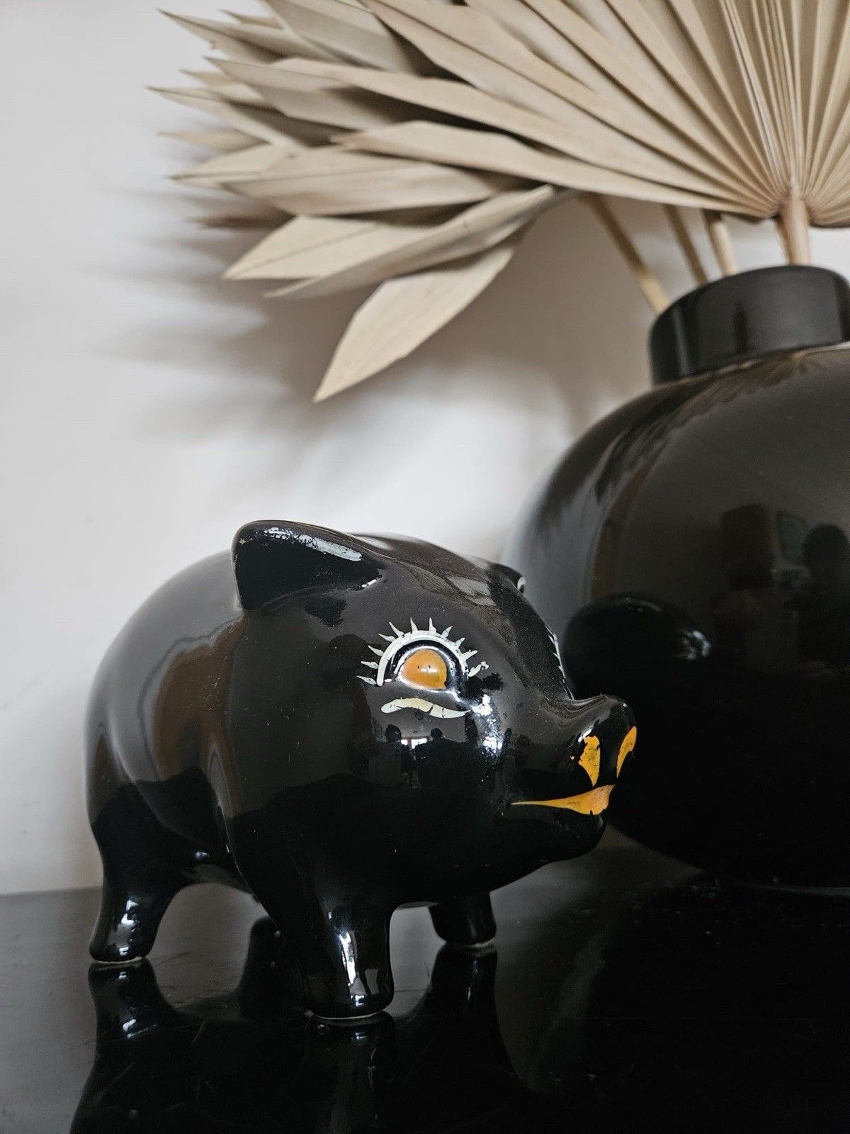 Vtg Mid Century 50s Arthur Wood Money Pig Unbroken Piggy Bank Ornament R1098 photo buy