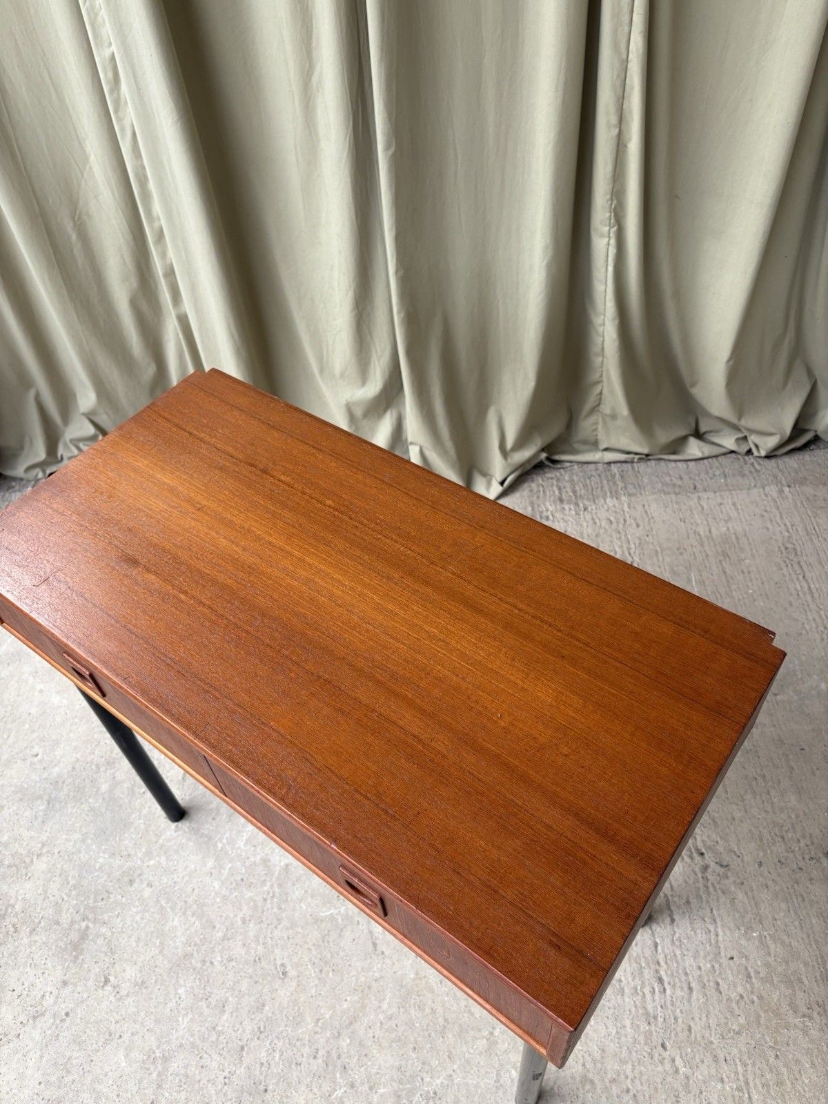 Furniture Vtg Mid Century Danish Cado Compact Desk Console Side Table Chest Drawers R1103 photo