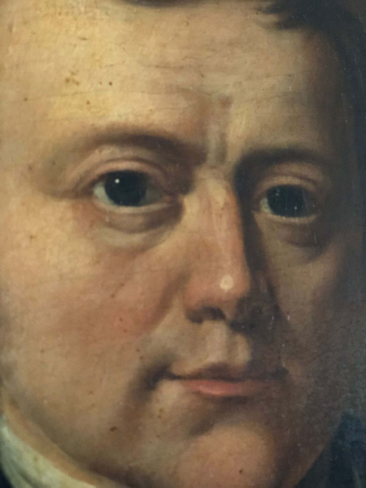 Antique Oil Portrait Painting Of A Dutch Gentleman, C. 1840 photo Art