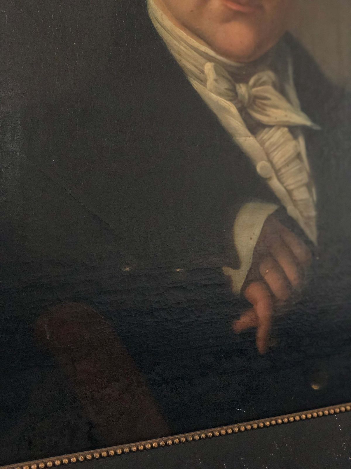 Antique Oil Portrait Painting Of A Dutch Gentleman, C. 1840 photo 450.0