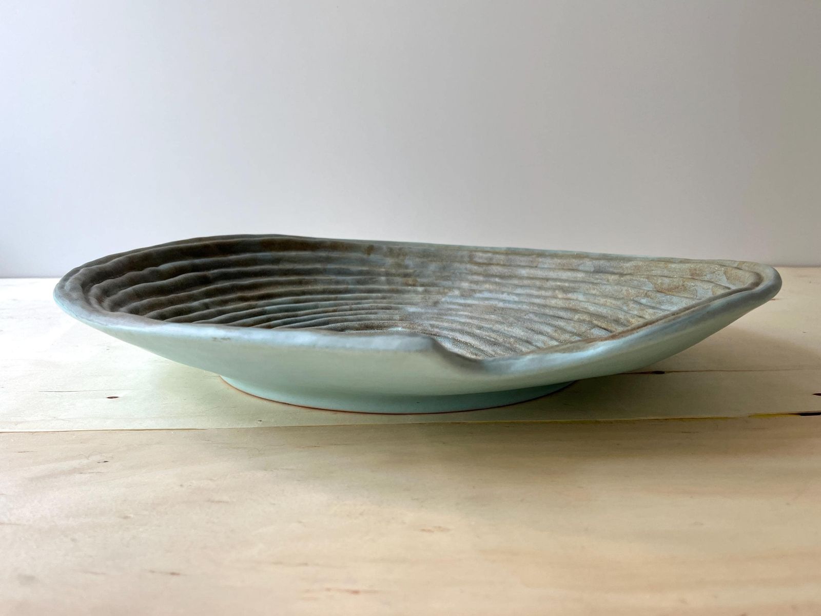 Giant Ceramic Shell Dish By Dominique Guillot For Vallauris 1960, French Xxl Oyster Seafood Plate photo Home Decor
