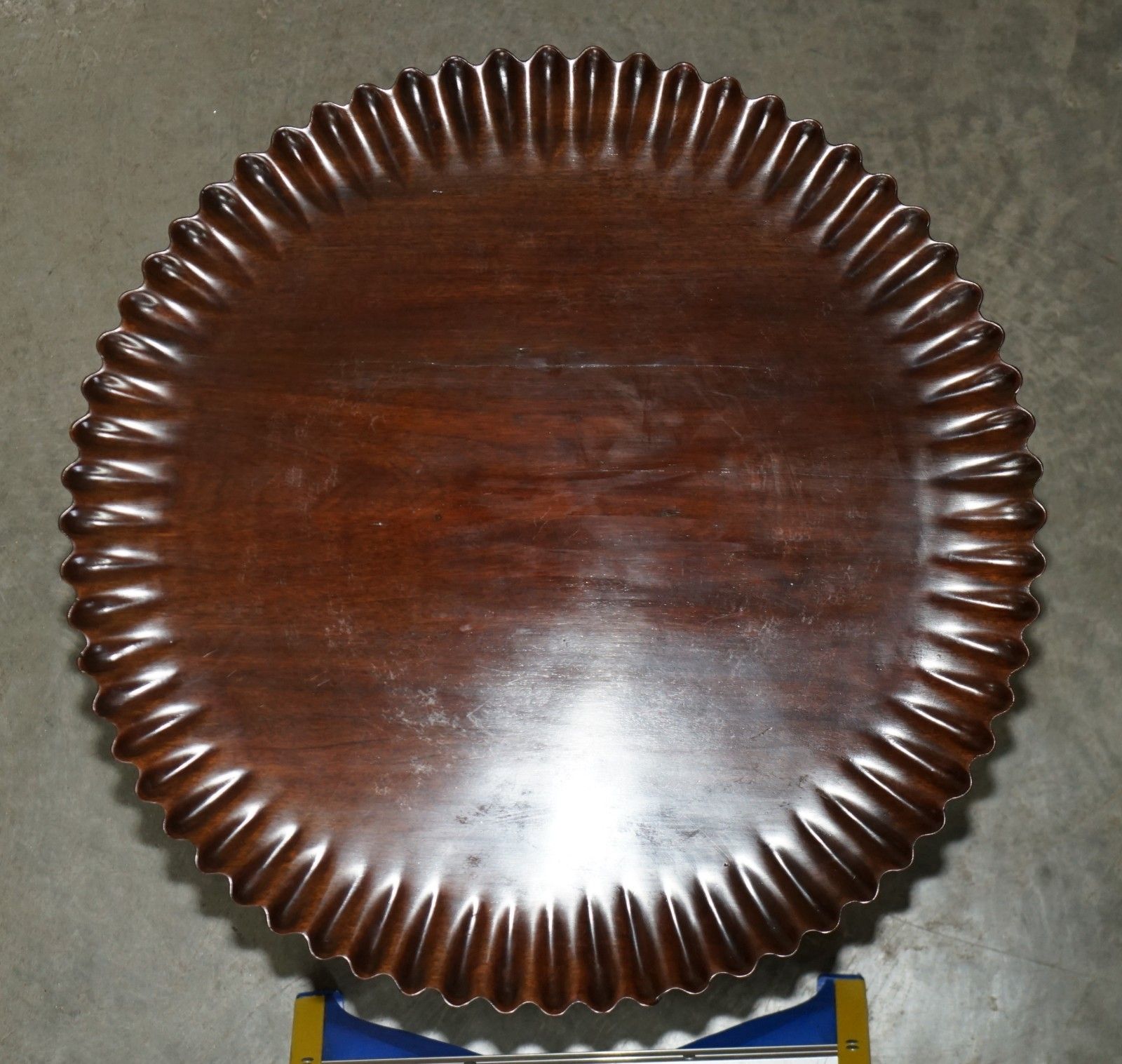 photo buy Antique Georgian Pie Crust Edge Thomas Chippendale Tilt Top Occasional Table