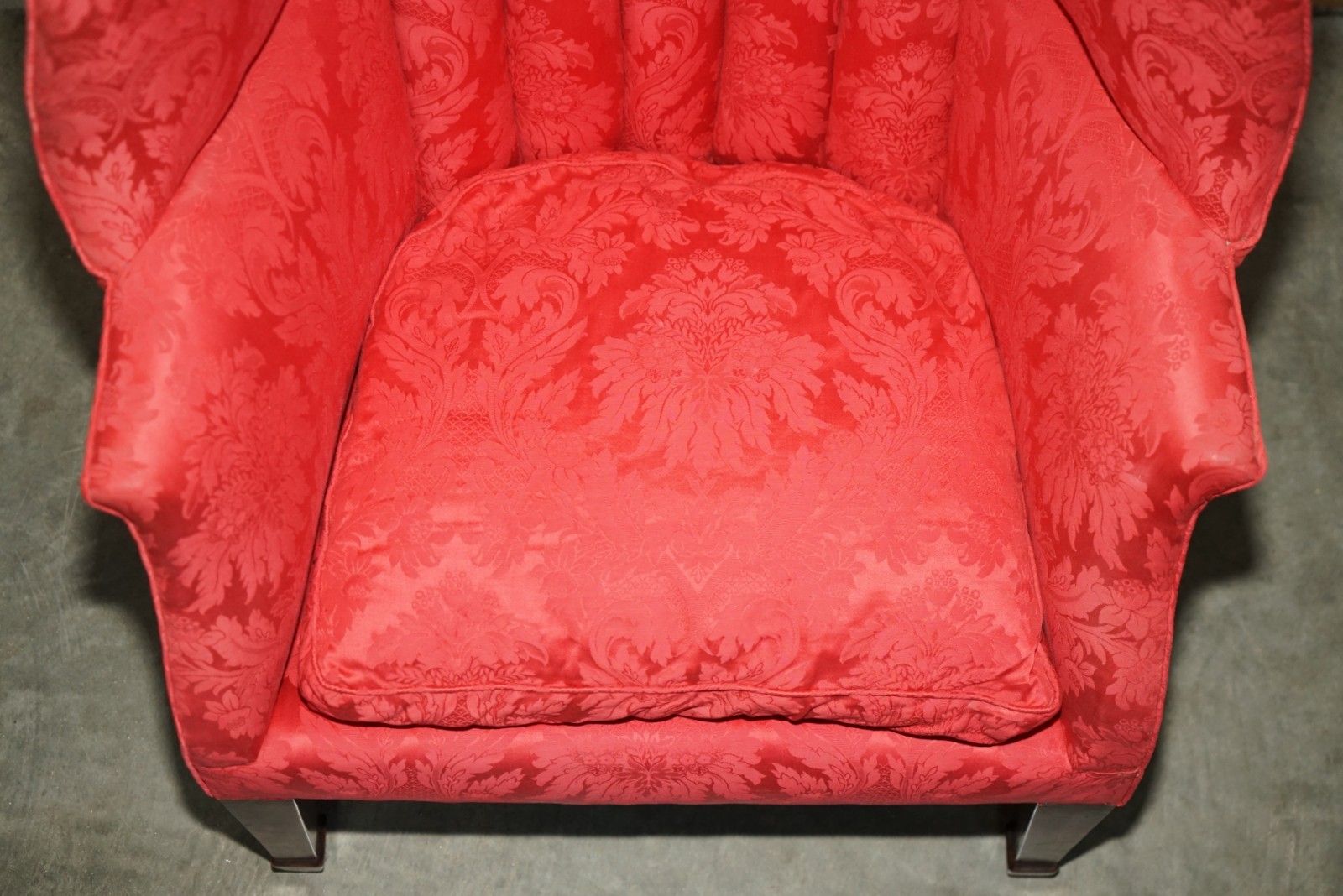 Antique Fluted Back Victorian Circa 1890 Porters Windback Barrel Armchair photo 1850.0