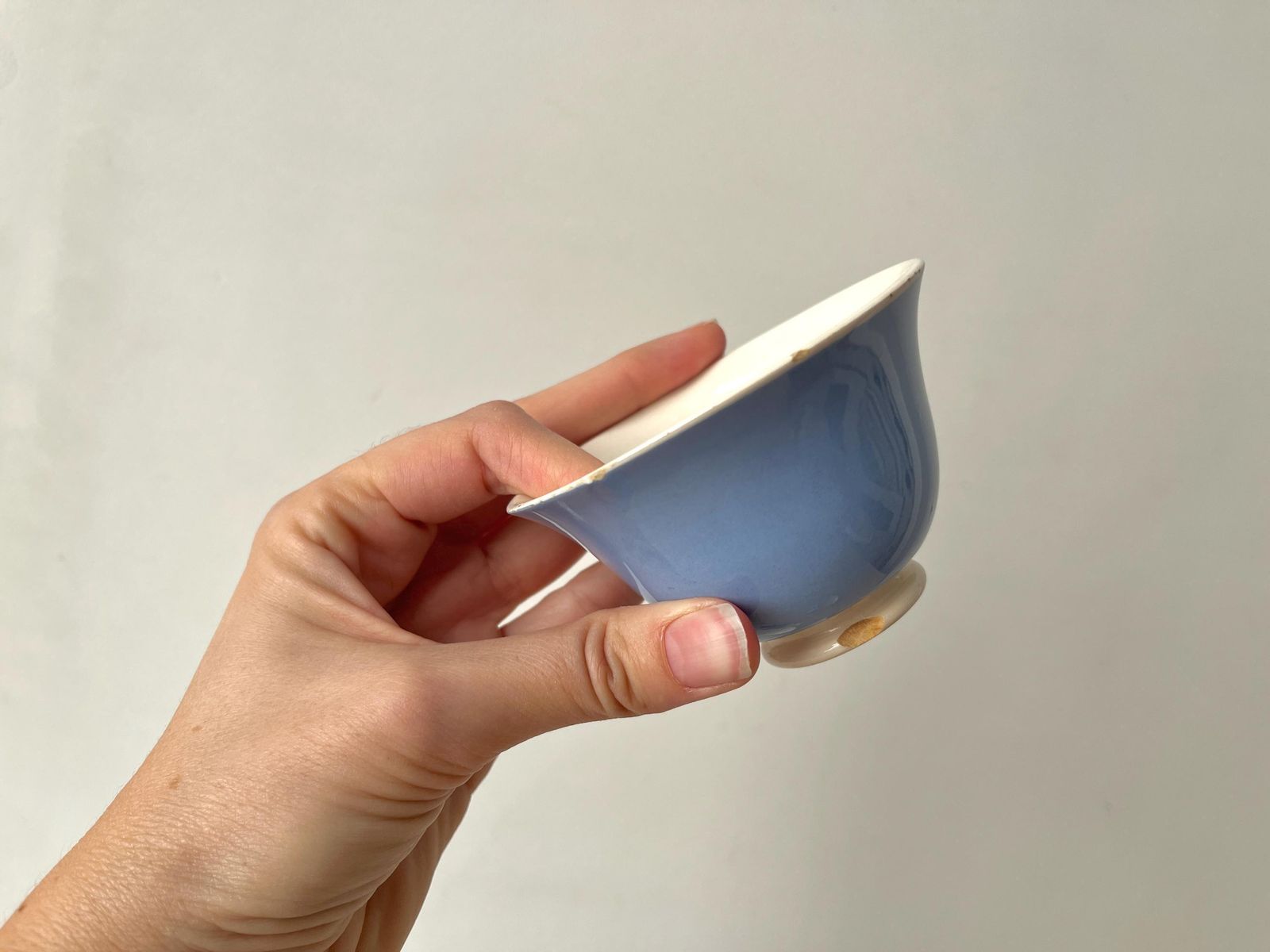Antique Art Deco Teacups By Sarreguemines Digoin France, 1930's French Earthenware Set photo buy