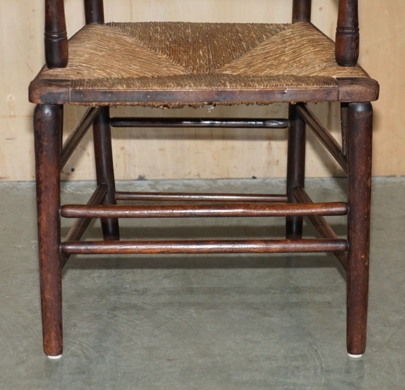 1850.0 Ebonised Antique Original William Morris Sussex Armchair Seen In The V&A Museum photo