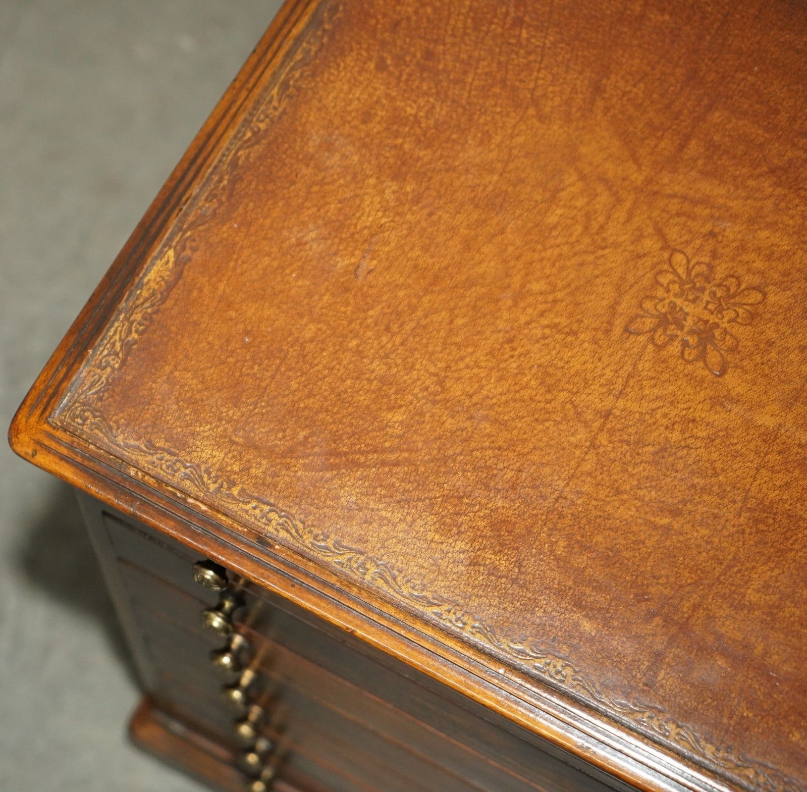Unique Pair Of Lockable Theodore Alexander Nightstand Collectors Drawers Tables photo vinterior
