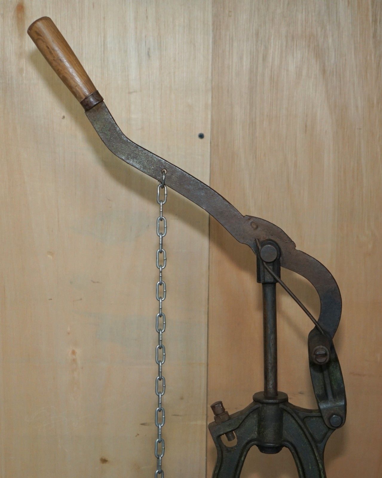 photo furniture Antique Industrial Circa 1900 French Pw Sable Sur Sarthe Stamped Wine Corker