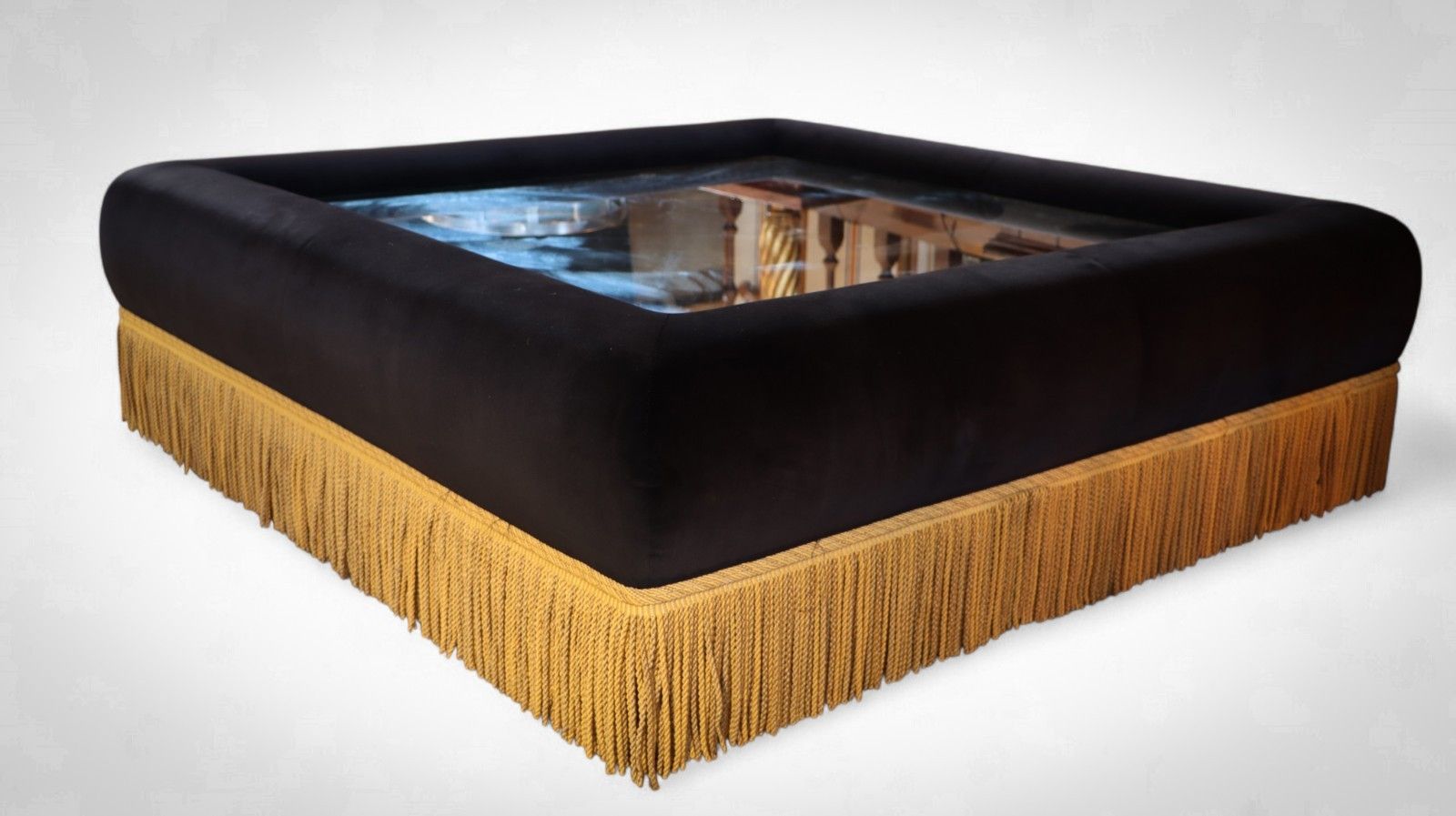 Sublime Country House Footstool Ottoman Coffee Table George Smith Howard Style🚚 photo furniture