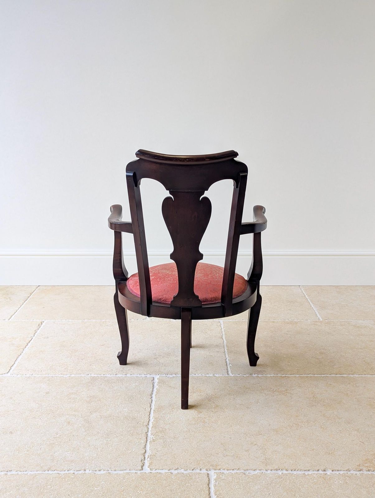 photo buy Antique Georgian Mahogany Open Armchair C.1750