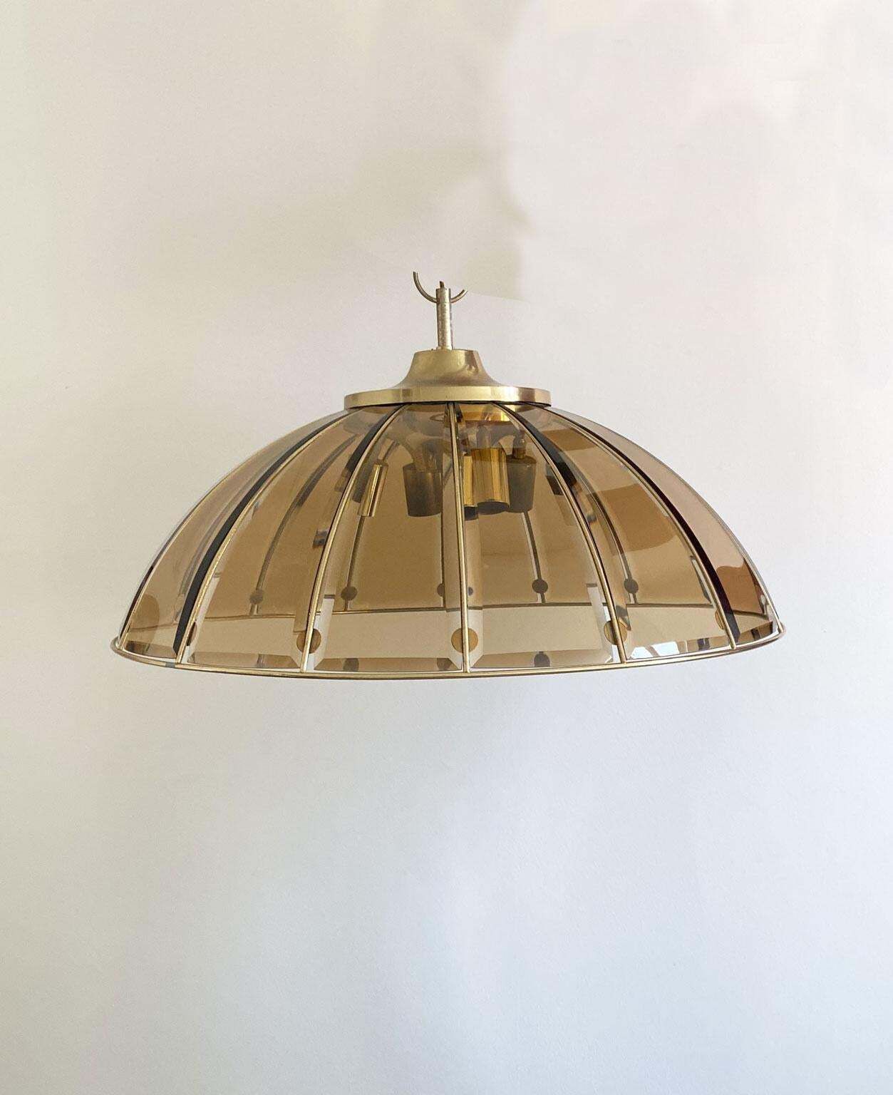 Italian Antique Amber Crystal Chandelier 28 Inch Diameter Vintage Elegance photo 5652.0