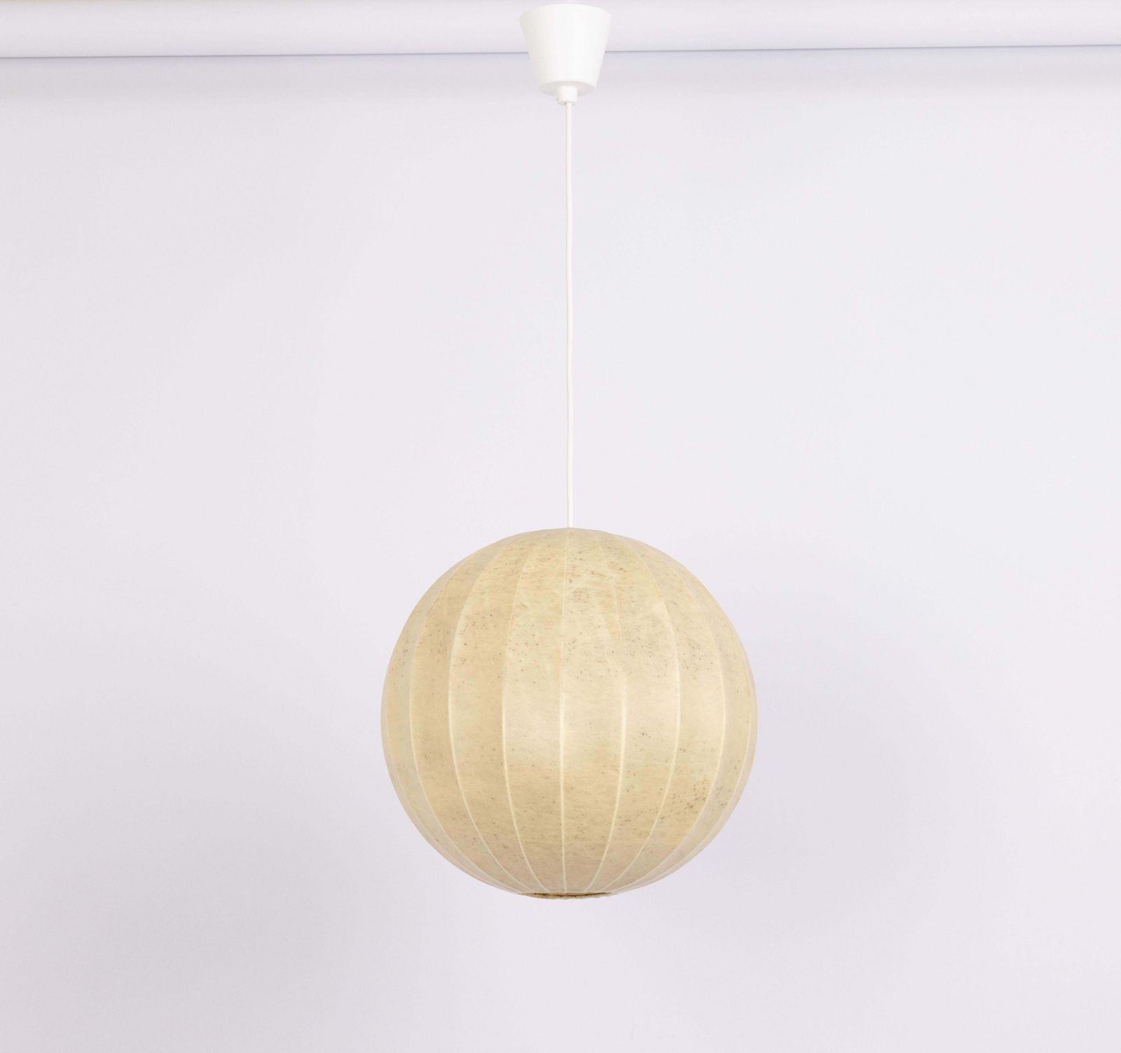 photo furniture Mid Century German Cocoon Pendant Lamp From Goldkant Leuchten, 1960s
