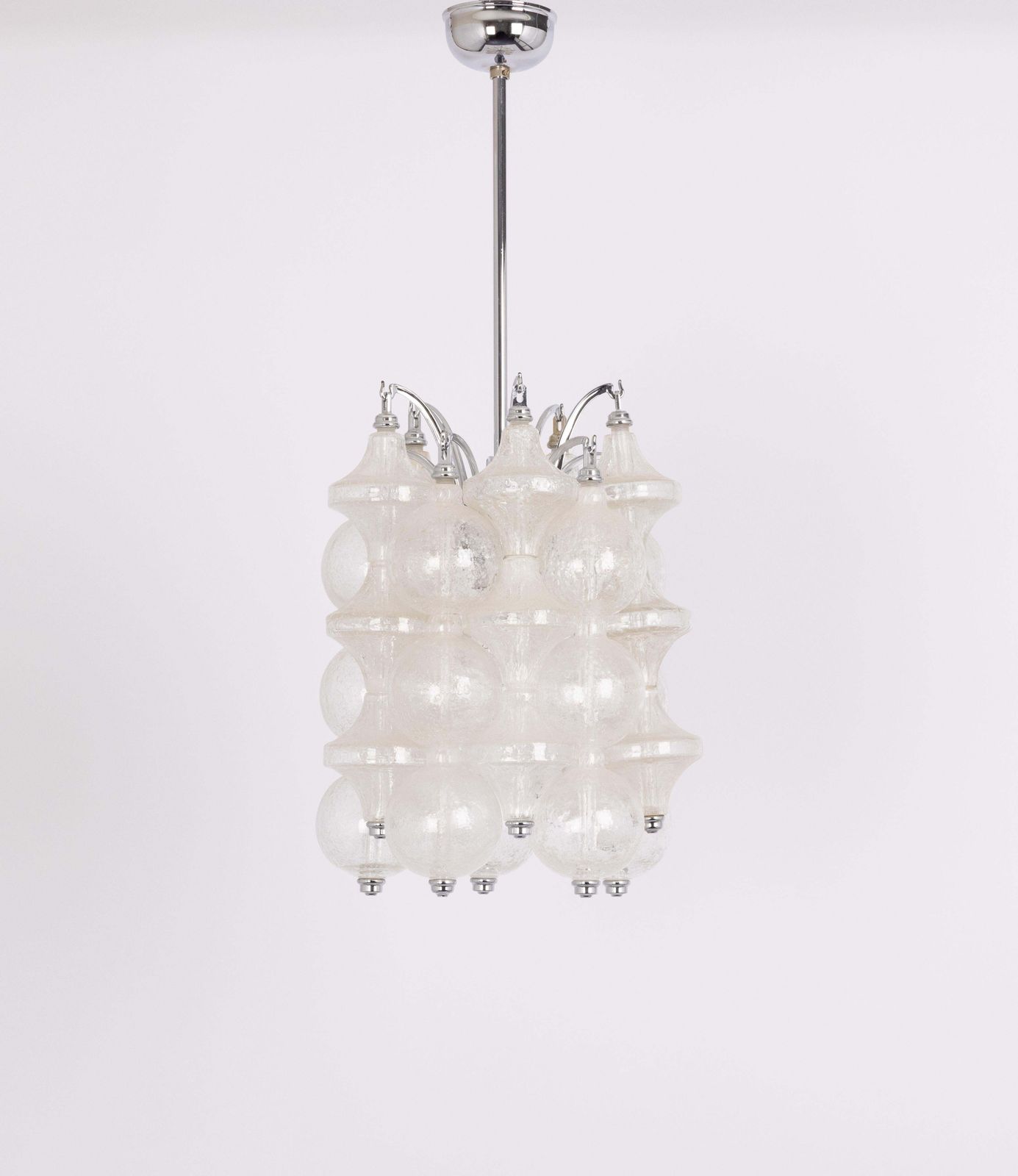 photo for sale Petite Tulipan Glass Pendant Light By Seguso , Italy , 1960s