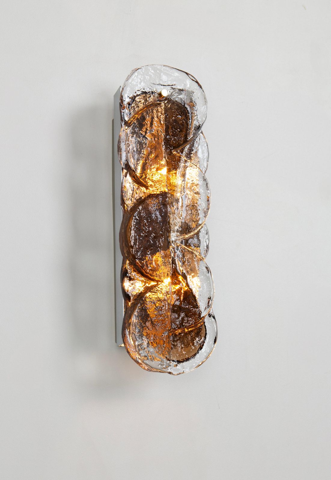 1 Of 2 Large Kalmar Murano Glass Sconces Wall Lights Citrus, Austria, 1960s photo furniture
