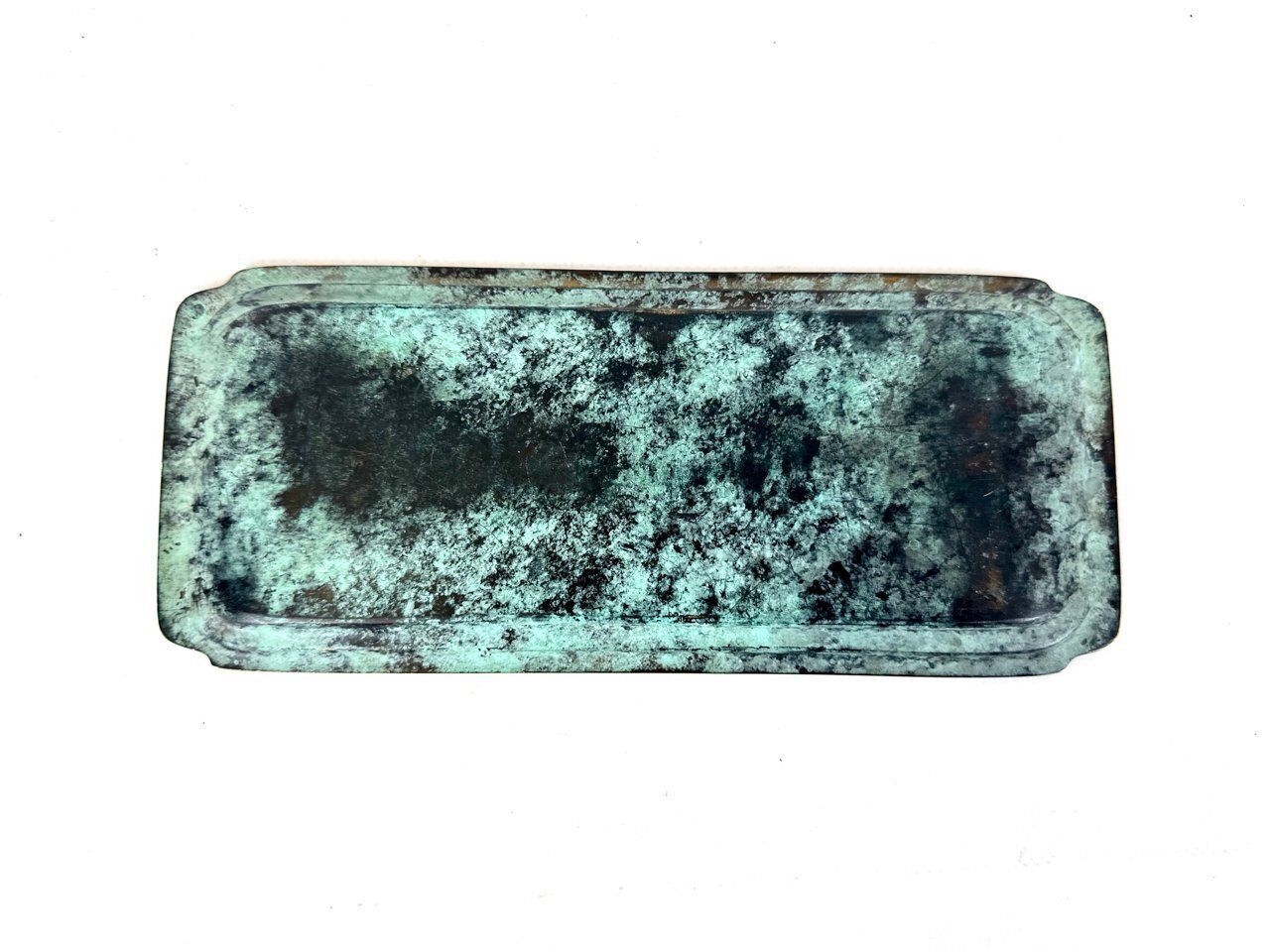 Mid Century Modern Desk Pen Holder In Bronze From Hagenauer Workshops, 1960s photo vinterior