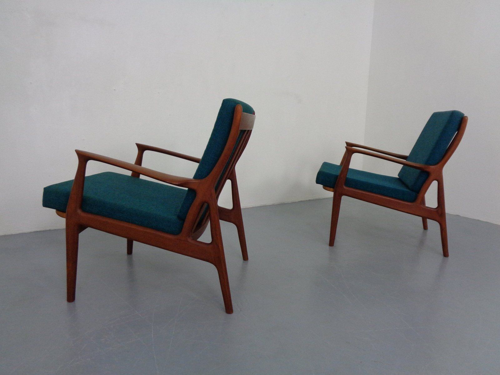 Organic Teak Armchairs, Denmark, 1960s, Set Of 2 photo 2478.0