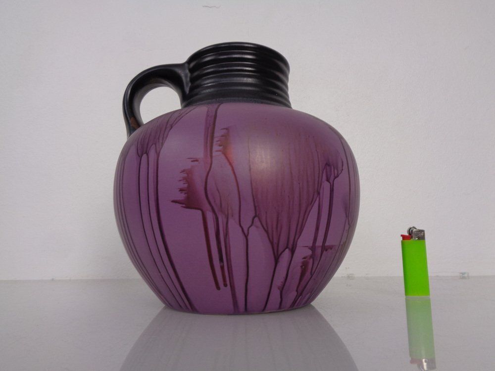 photo furniture Purple Es Ceramic Vase From Emons & Söhne, Germany, 1970s
