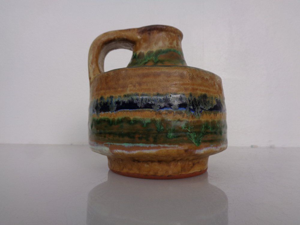 Ceramic G/135 Vase By Fridegart Glatzle For Karlsruher Majolika, Germany, 1970s photo for sale
