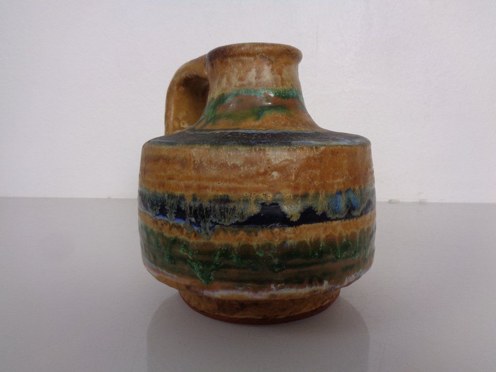 Ceramic G/135 Vase By Fridegart Glatzle For Karlsruher Majolika, Germany, 1970s photo Home Decor