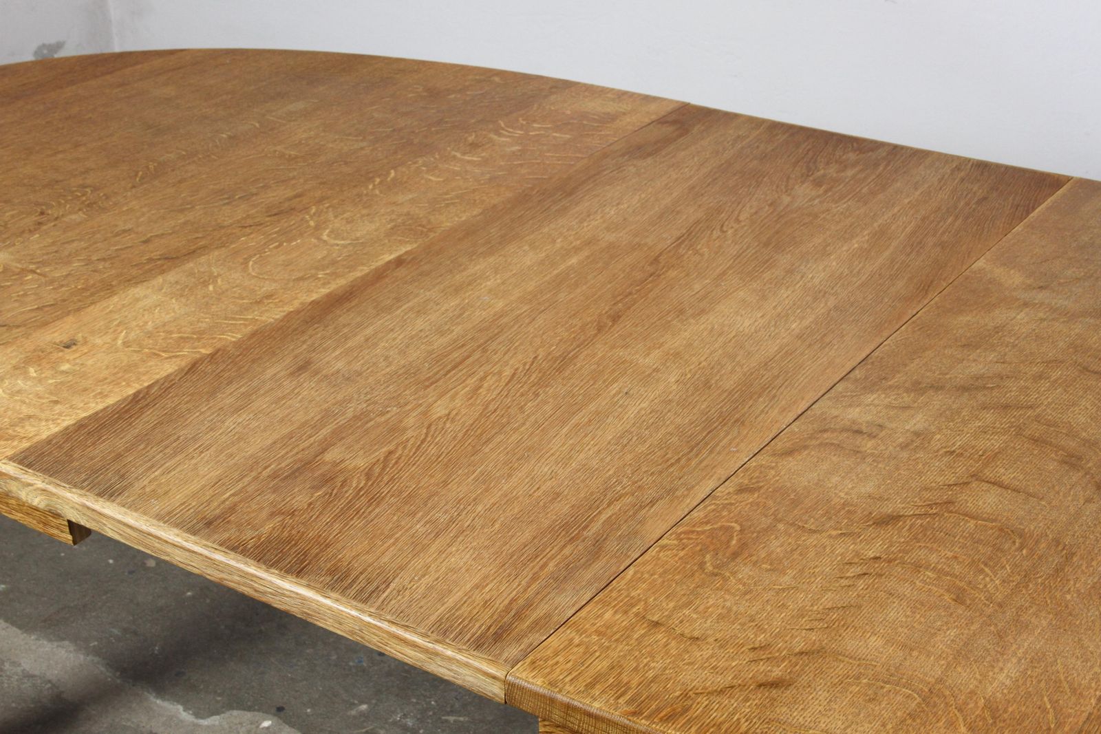 Vintage Oval Danish Oak Dining Room Table, H. Kjærnulf Style, 1960s photo 2413.0