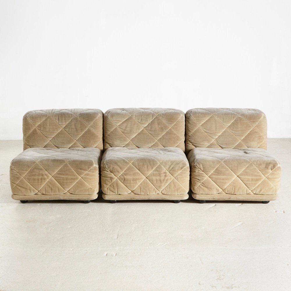 Rhombos Modular Sofa Set By Karl Wittmann For Wittmann, 1980s, Set Of 3