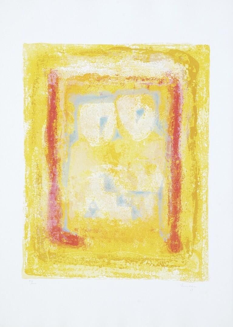 Sami Burhantwins   Lithograph By Sami Burhan   19691969
