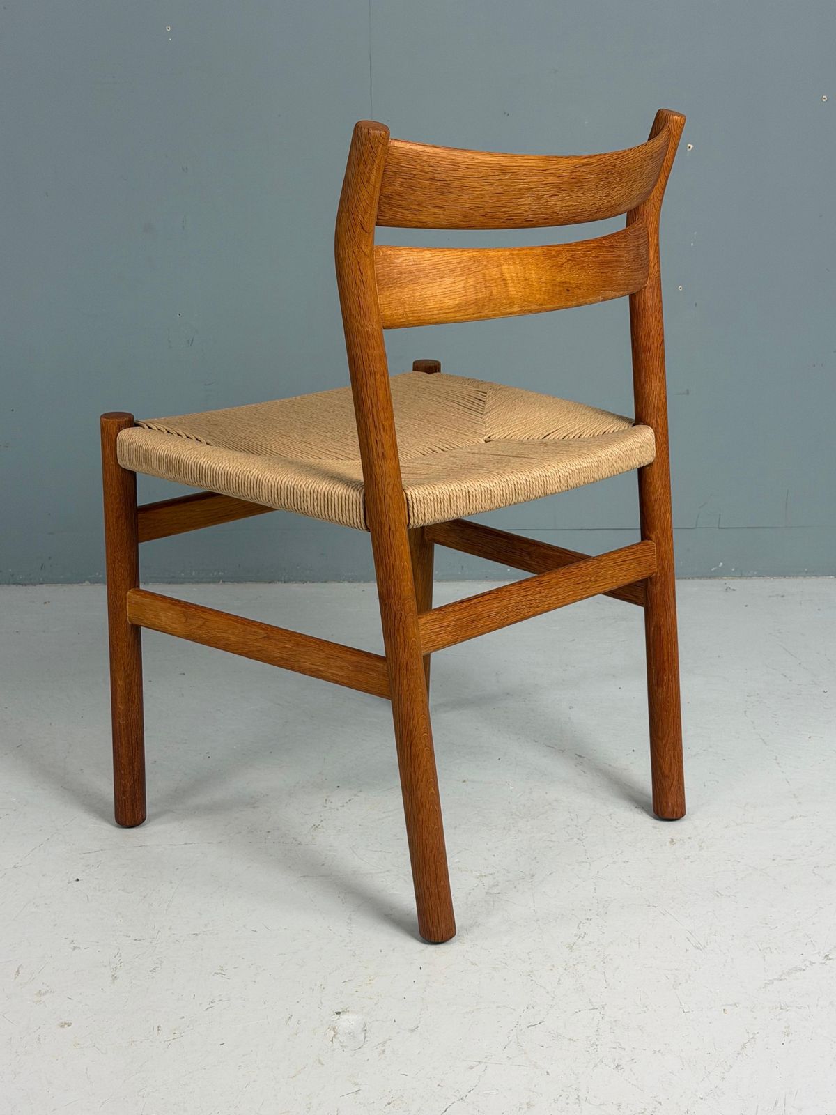 Børge Mogensen Set Of 8 "Bm 1" Dinning Oak Chairs For C.M Møbler, 1947, Denmark photo buy