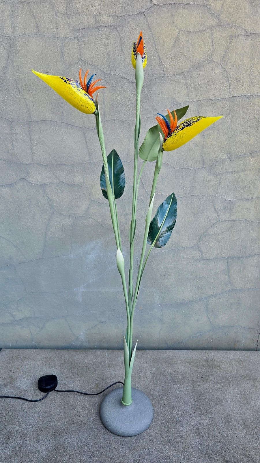 Vintage Strelitzia “Bird Of Paradise” Floor Lamp photo Lighting