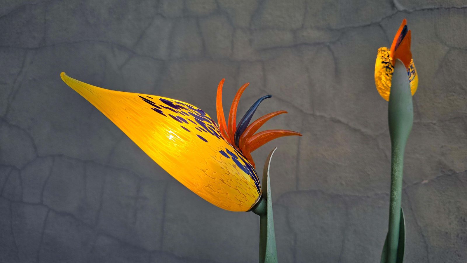 Vintage Strelitzia “Bird Of Paradise” Floor Lamp photo vintage