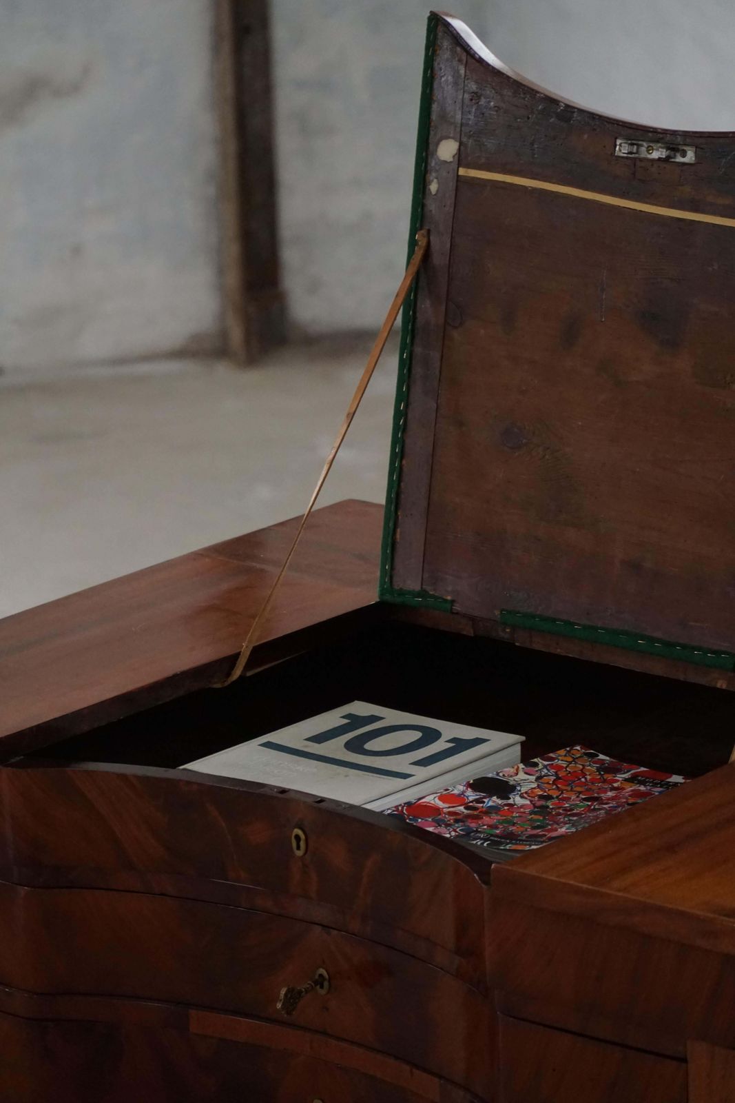 Antique Custommade Writing Desk In Mahogany, Danish Cabinetmaker, Early 1900s photo Furniture