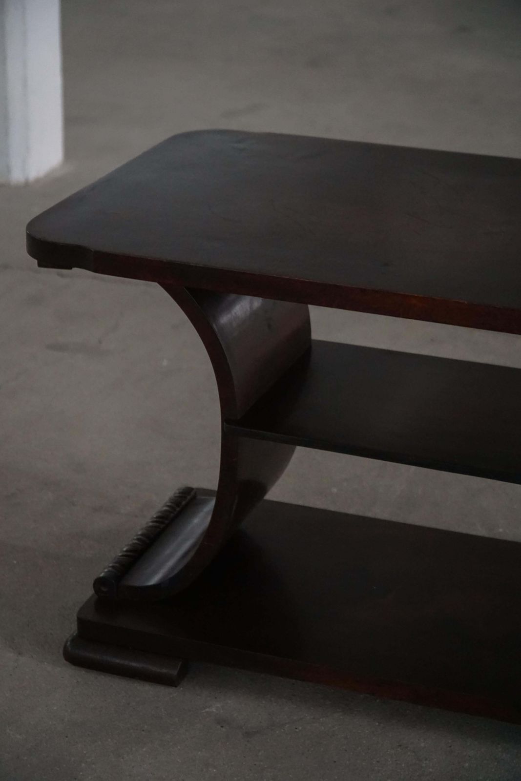photo buy Danish Art Deco Wooden Side / Coffee Table With A Shelf, 1930s–40s
