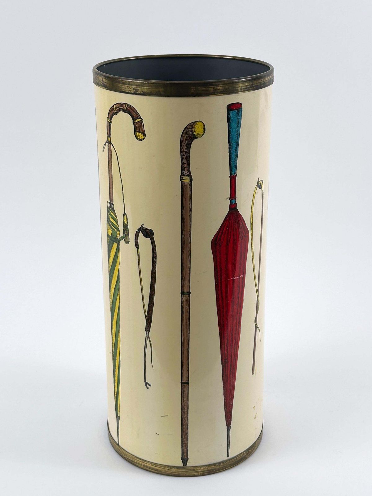 Early Mid Century Modern Bastoni Umbrella Stand By Bucciarelli Milano 1950s photo for sale