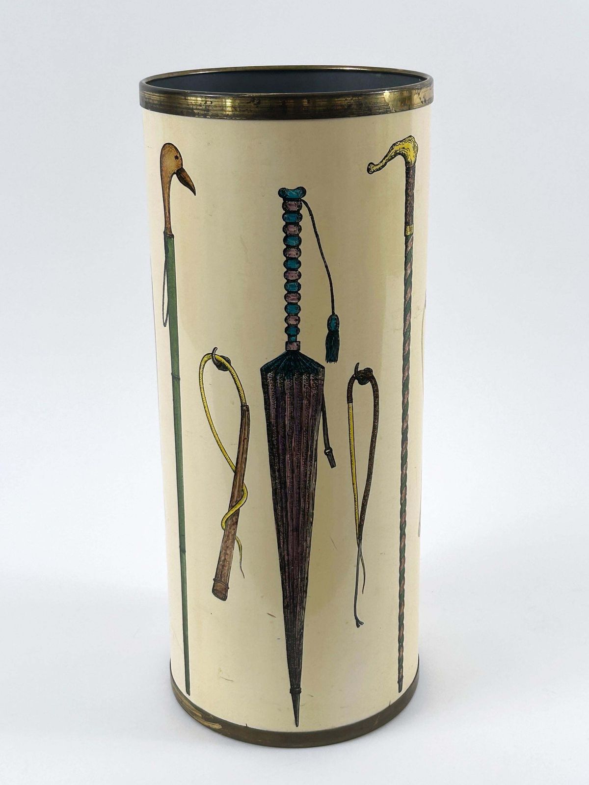 Home Decor Early Mid Century Modern Bastoni Umbrella Stand By Bucciarelli Milano 1950s photo
