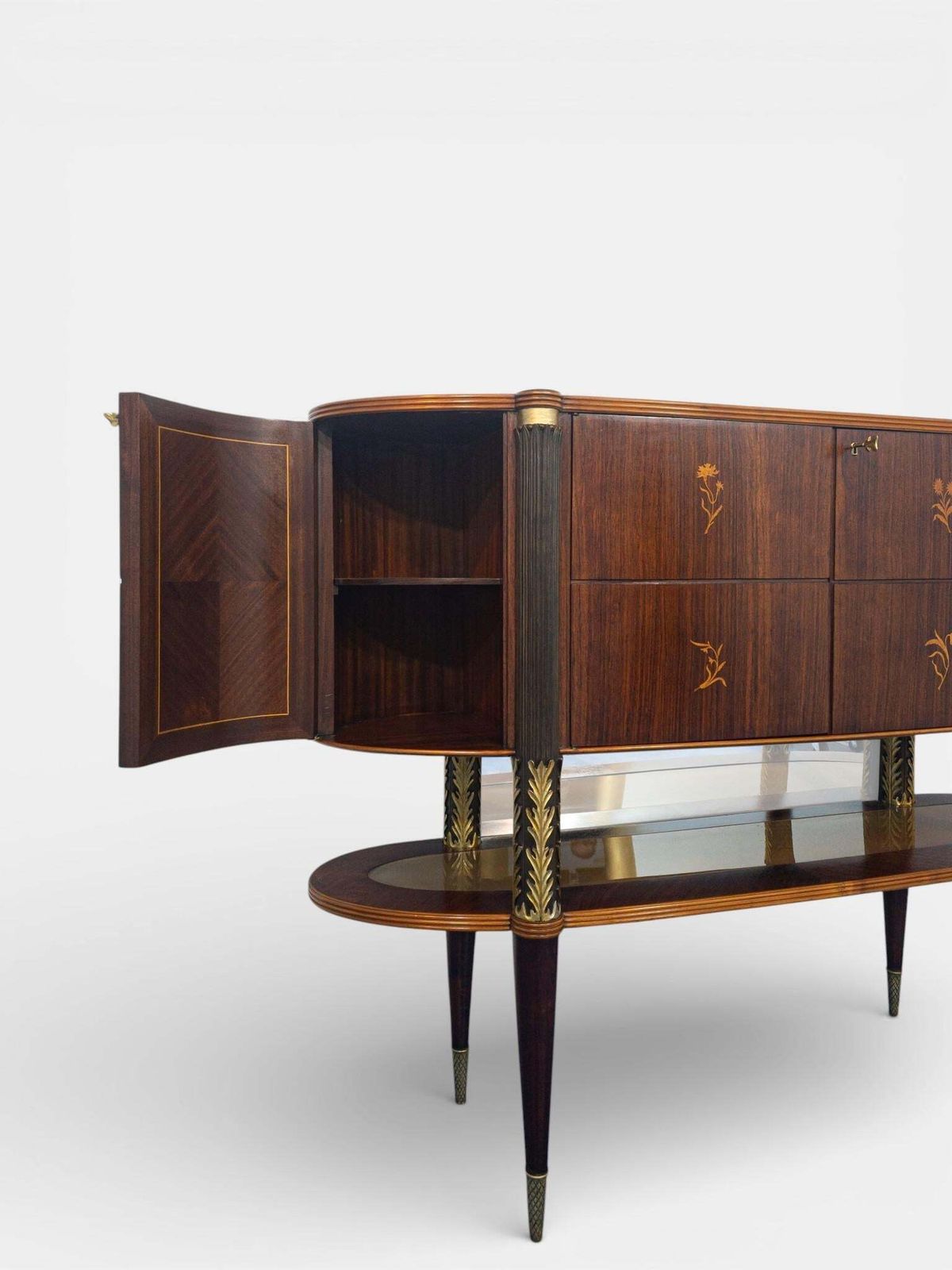 photo furniture Italian Mid Century Sideboard Or Cabinet Bar Designed By Pierluigi Colli, 1940s