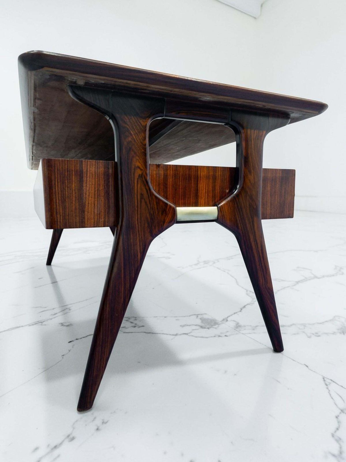 photo vinterior Italian Mid Century Executive Desk Designed By Vittorio Dassi In 1950s