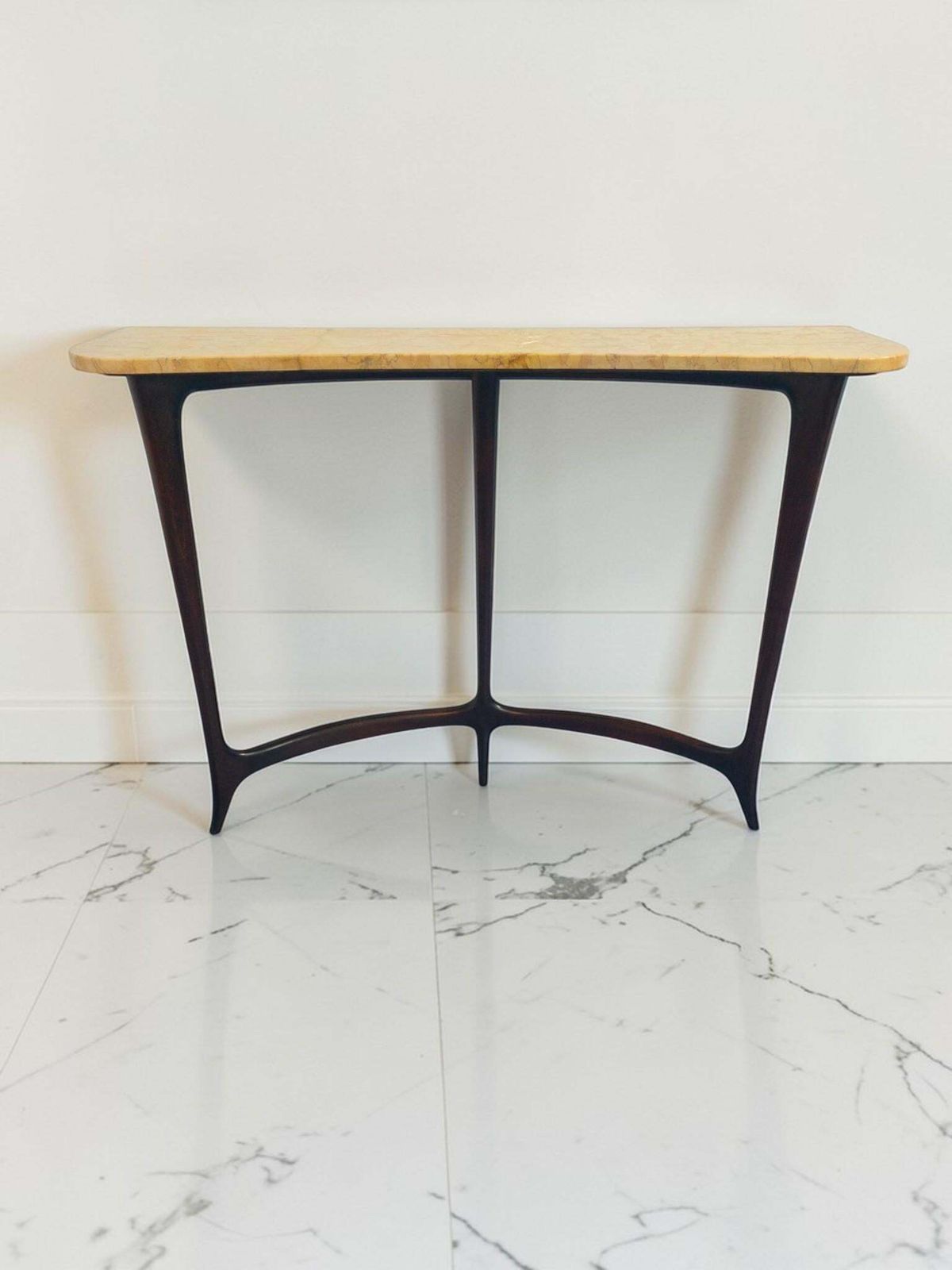 Italian Mid Century Console Table Designed By Ezio Minotti In 1950s. photo 4785.0