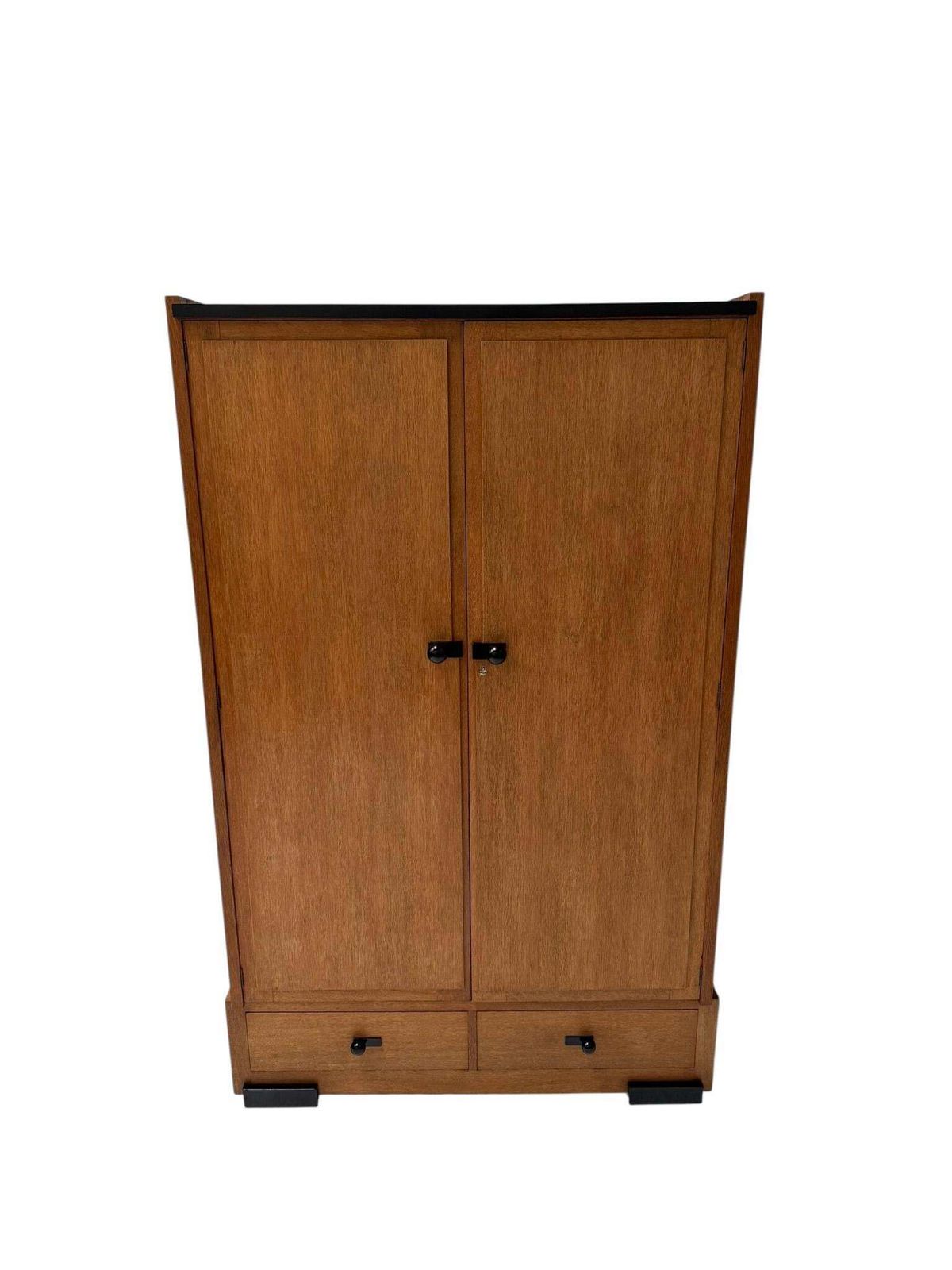 Art Deco Modernist Armoire Or Wardrobe By Jan Brunott, 1920s photo for sale
